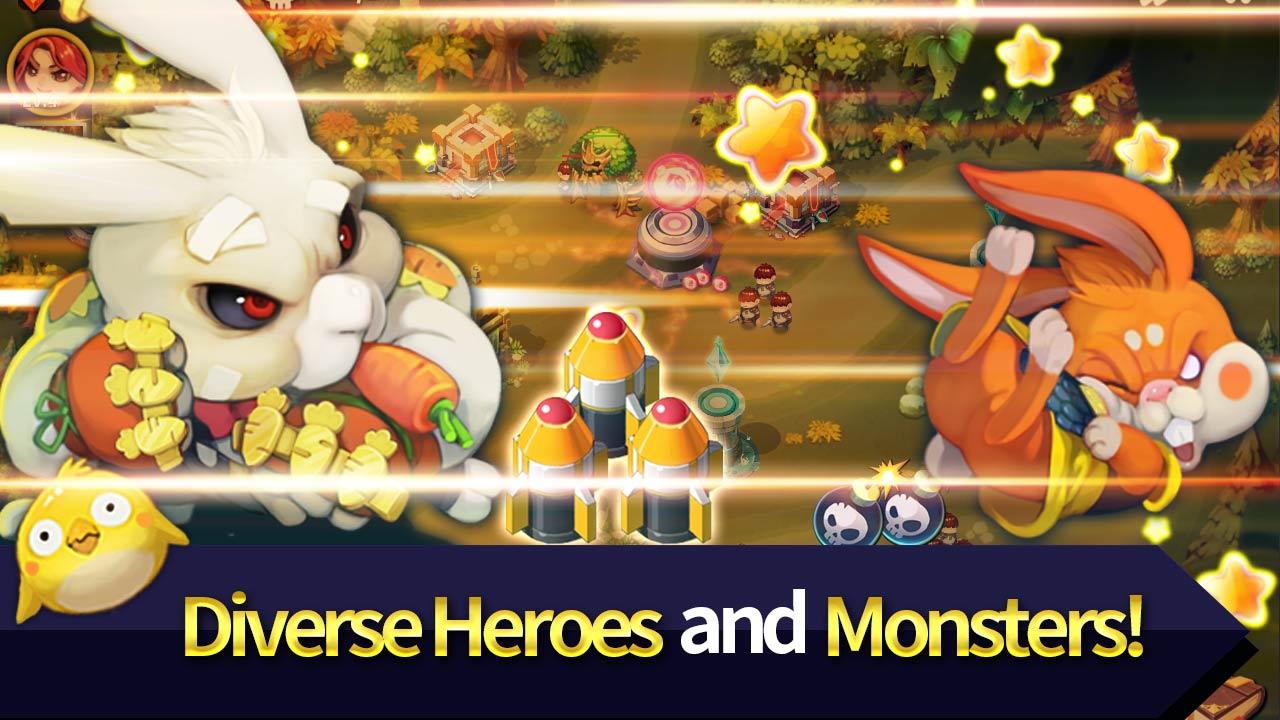 اسکرین شات 2 بازی Hero Defense King : TD