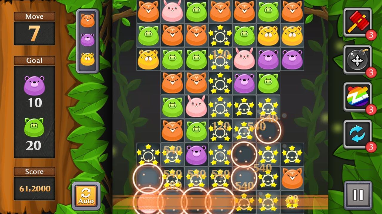 اسکرین شات 2 بازی Jungle Match Puzzle