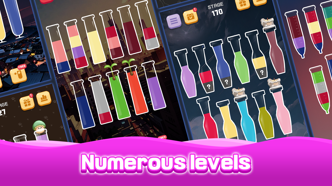 اسکرین شات 1 بازی Water Sort Quest