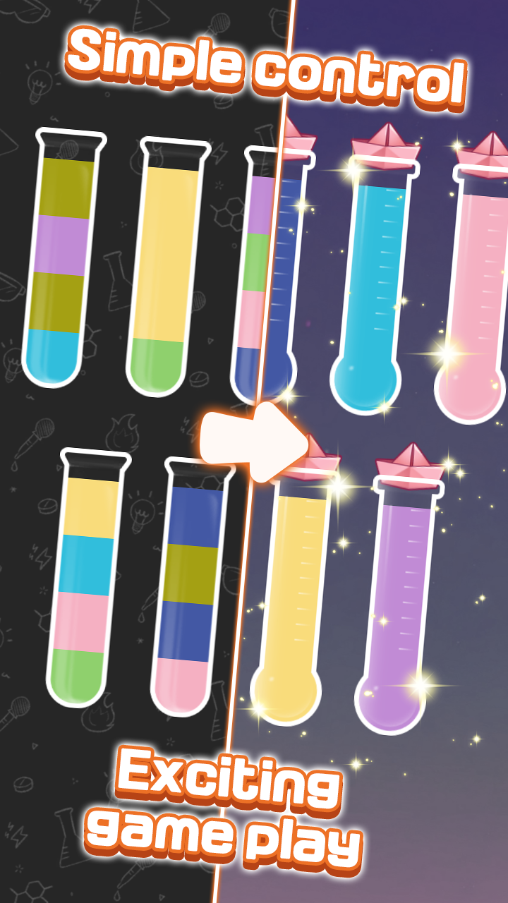 اسکرین شات 4 بازی Water Sort Quest