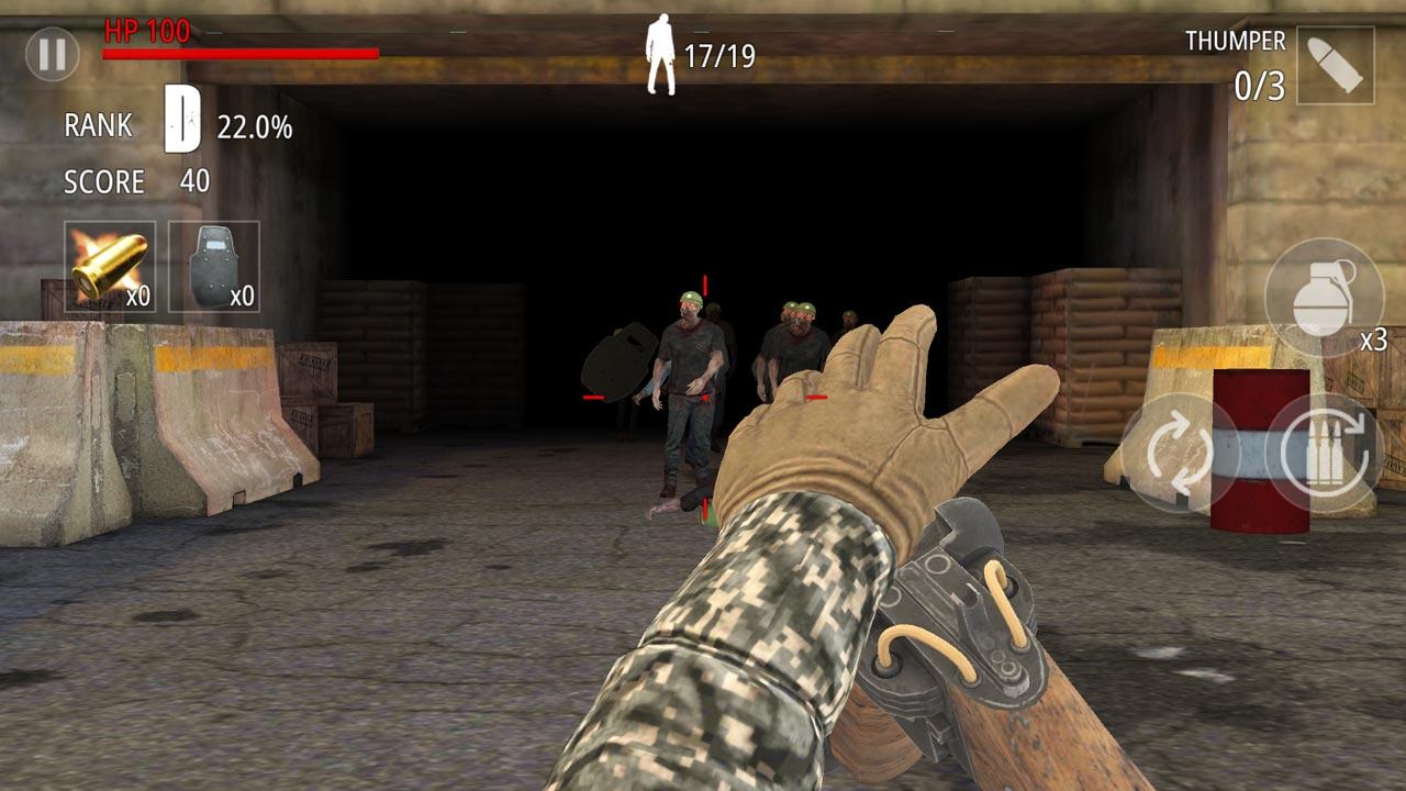 اسکرین شات 2 بازی Zombie Fire
