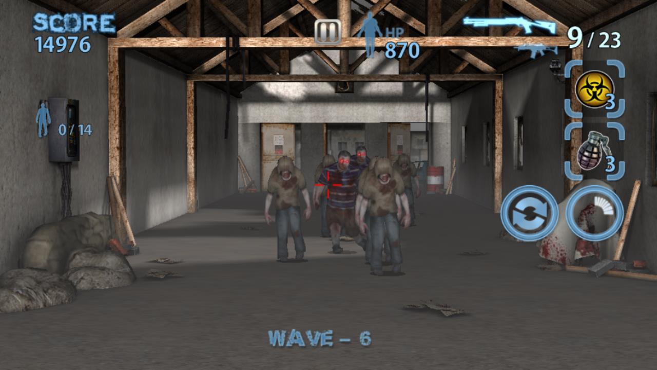 اسکرین شات 1 بازی Zombie Hunter King