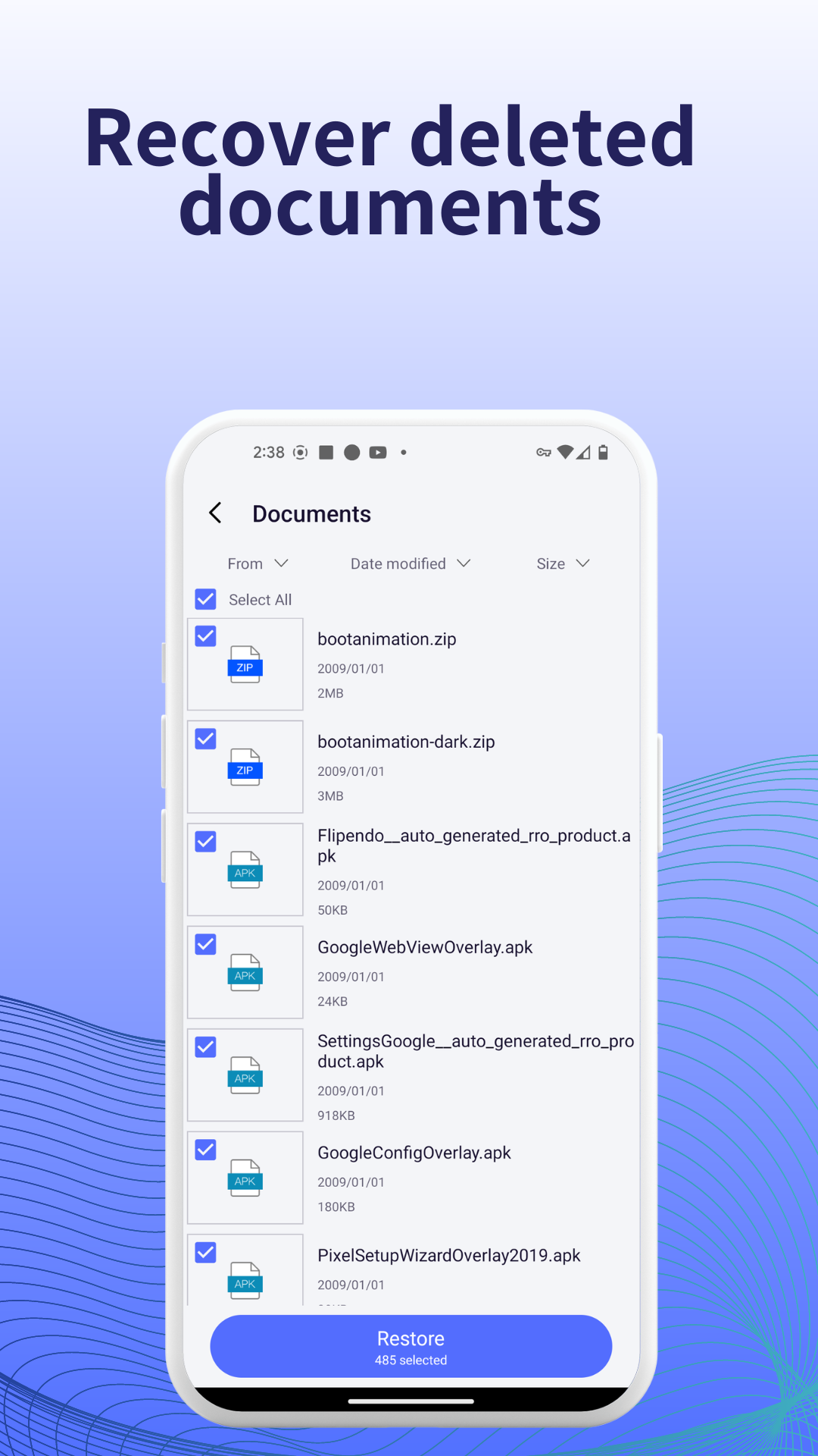 اسکرین شات 6 برنامه Data & Photo Recovery
