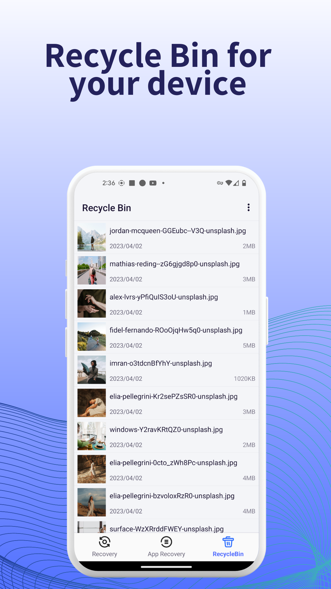 اسکرین شات 5 برنامه Data & Photo Recovery