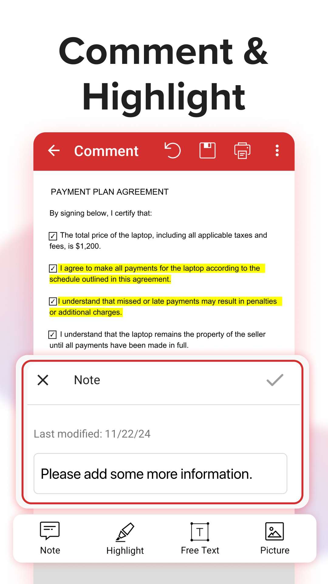 اسکرین شات 6 برنامه MobiPDF: PDF Editor & Scanner