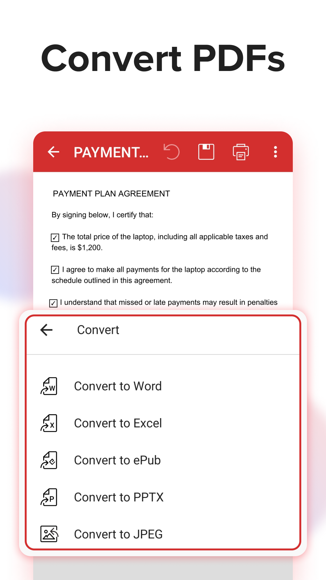 اسکرین شات 7 برنامه MobiPDF: PDF Editor & Scanner