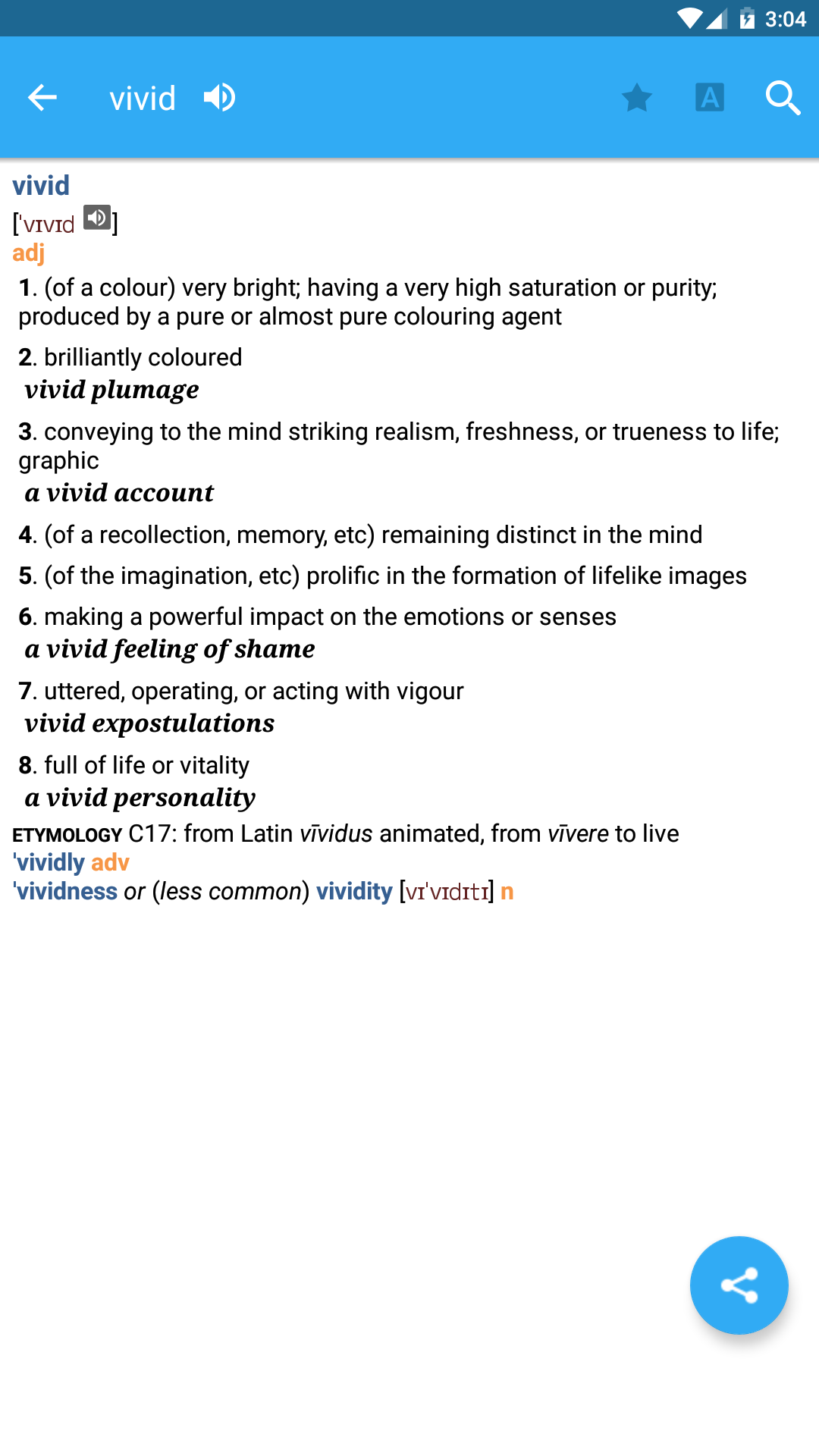 اسکرین شات 1 برنامه Collins English Dictionary