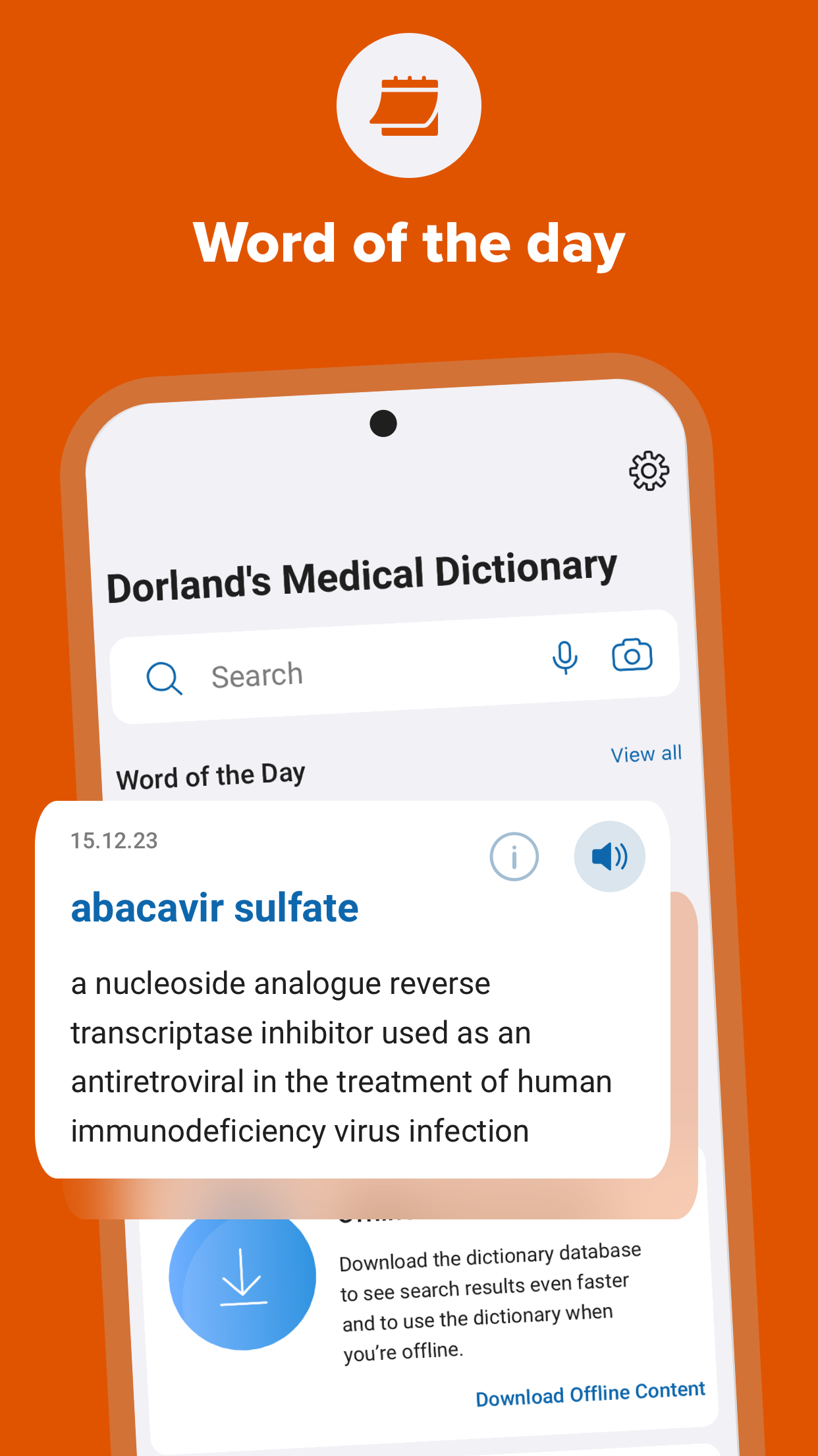 اسکرین شات 6 برنامه Dorland's Medical Dictionary