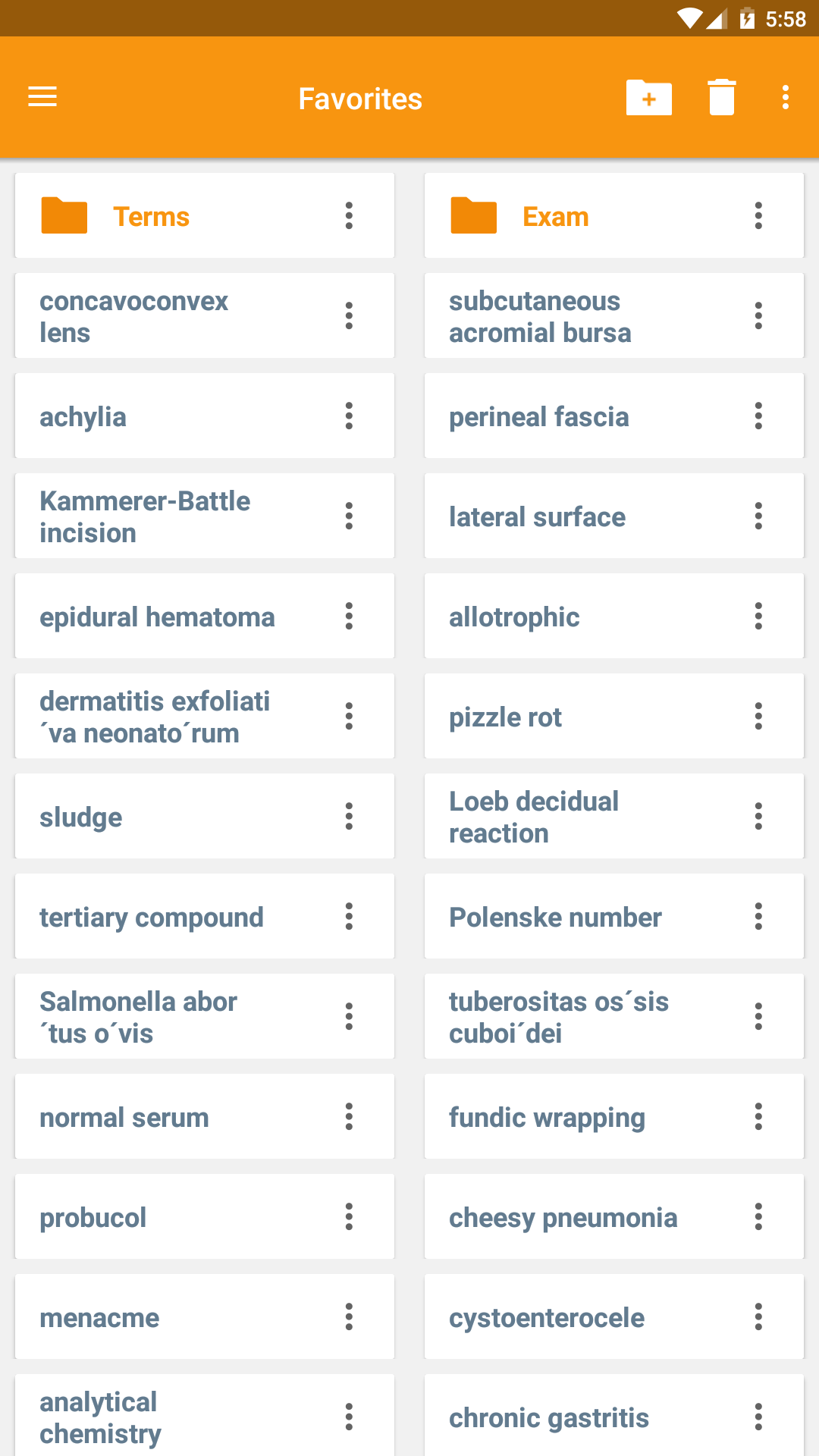 اسکرین شات 7 برنامه Dorland’s Medical Dictionary
