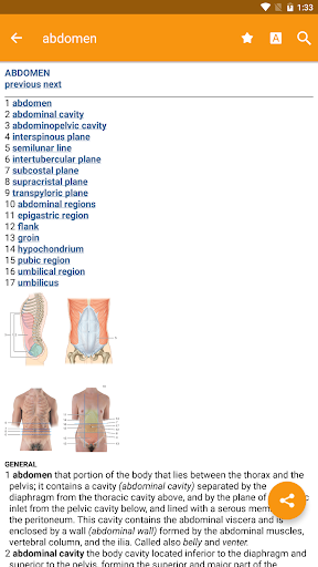 اسکرین شات 5 برنامه Dorland's Gray's Pocket Atlas of Anatomy