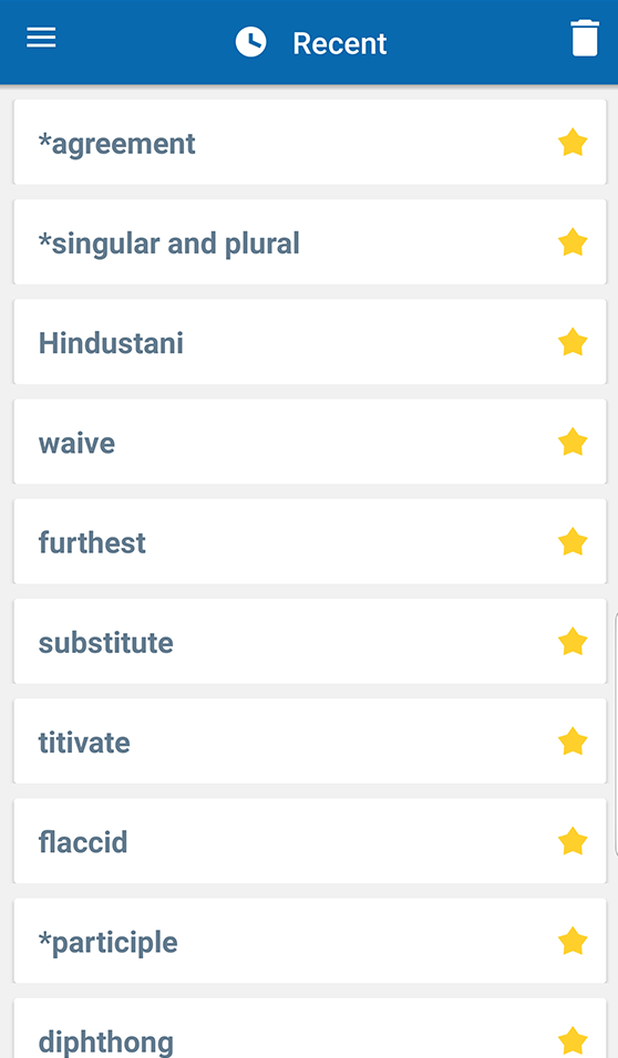 اسکرین شات 7 برنامه Oxford A-Z of English Usage