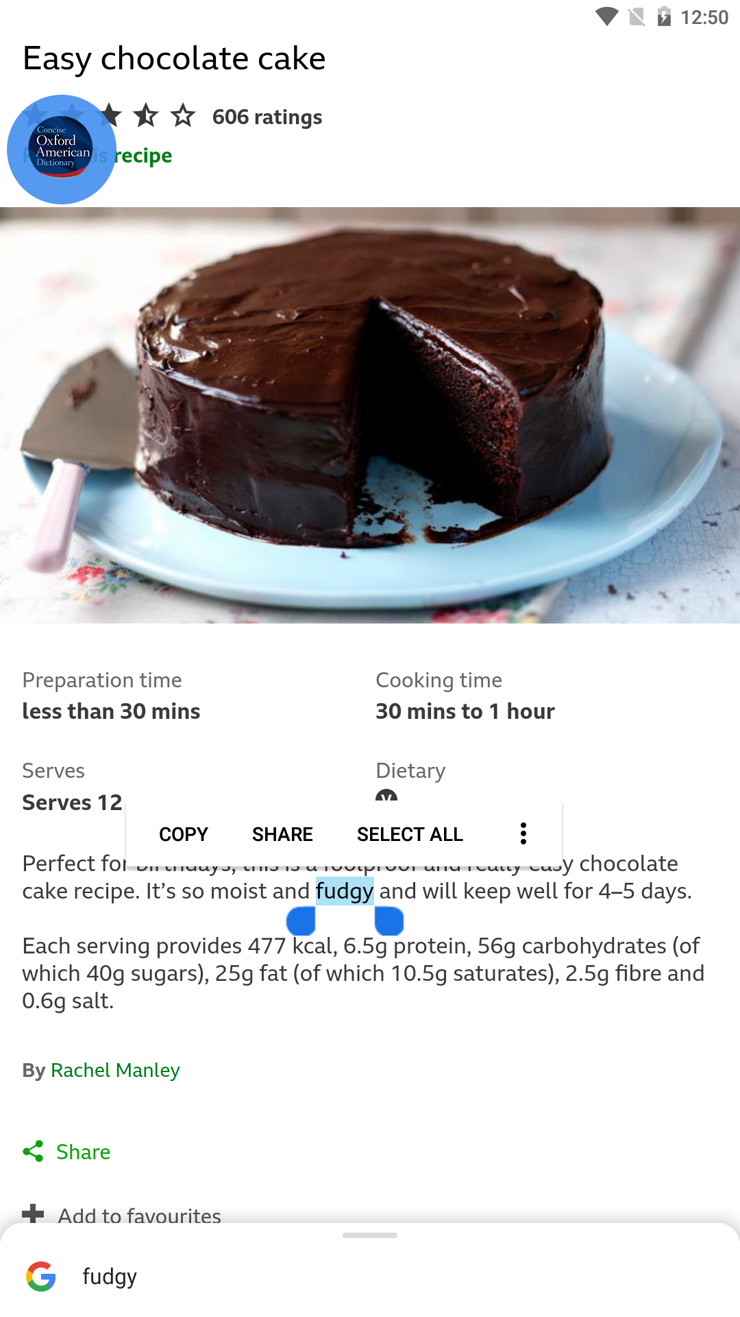 اسکرین شات 3 برنامه Oxford American Dictionary
