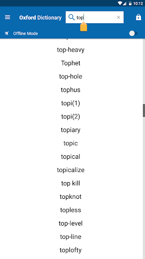 اسکرین شات 2 برنامه Concise Oxford English Dictionary