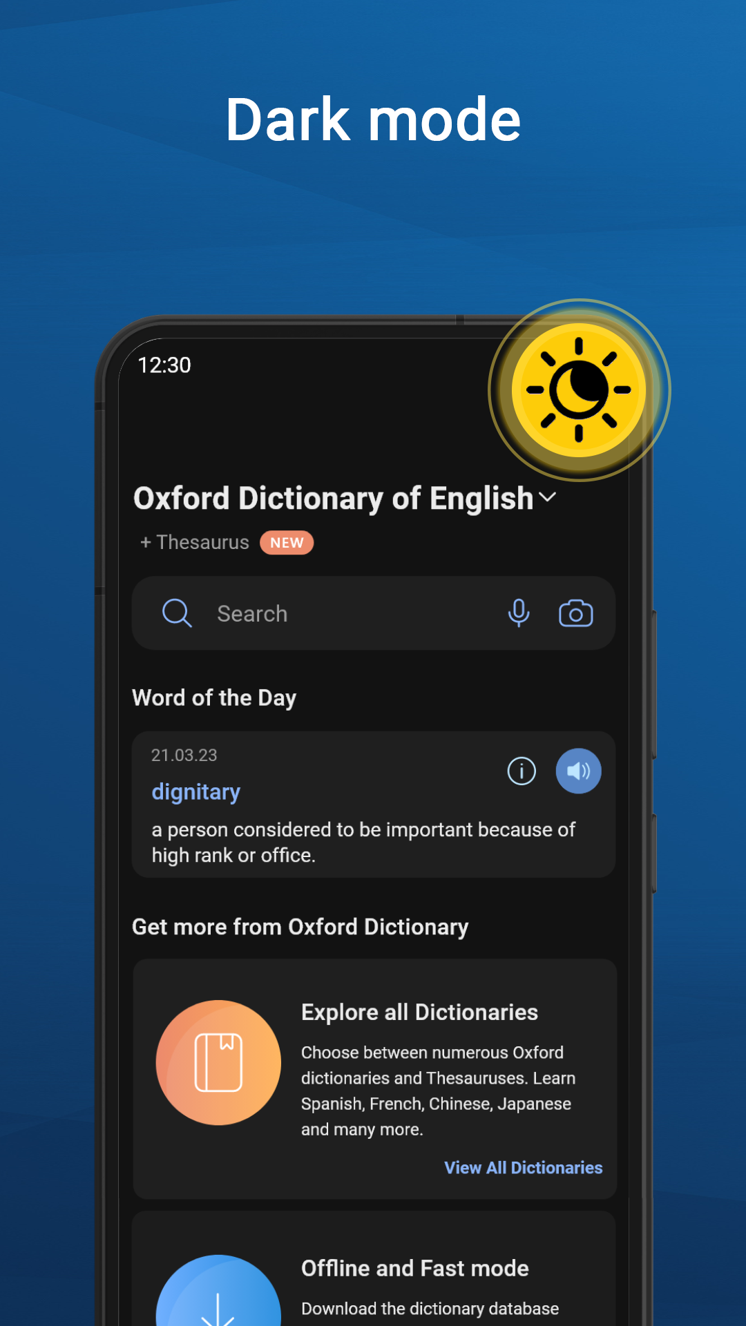 اسکرین شات 6 برنامه Oxford Dictionary