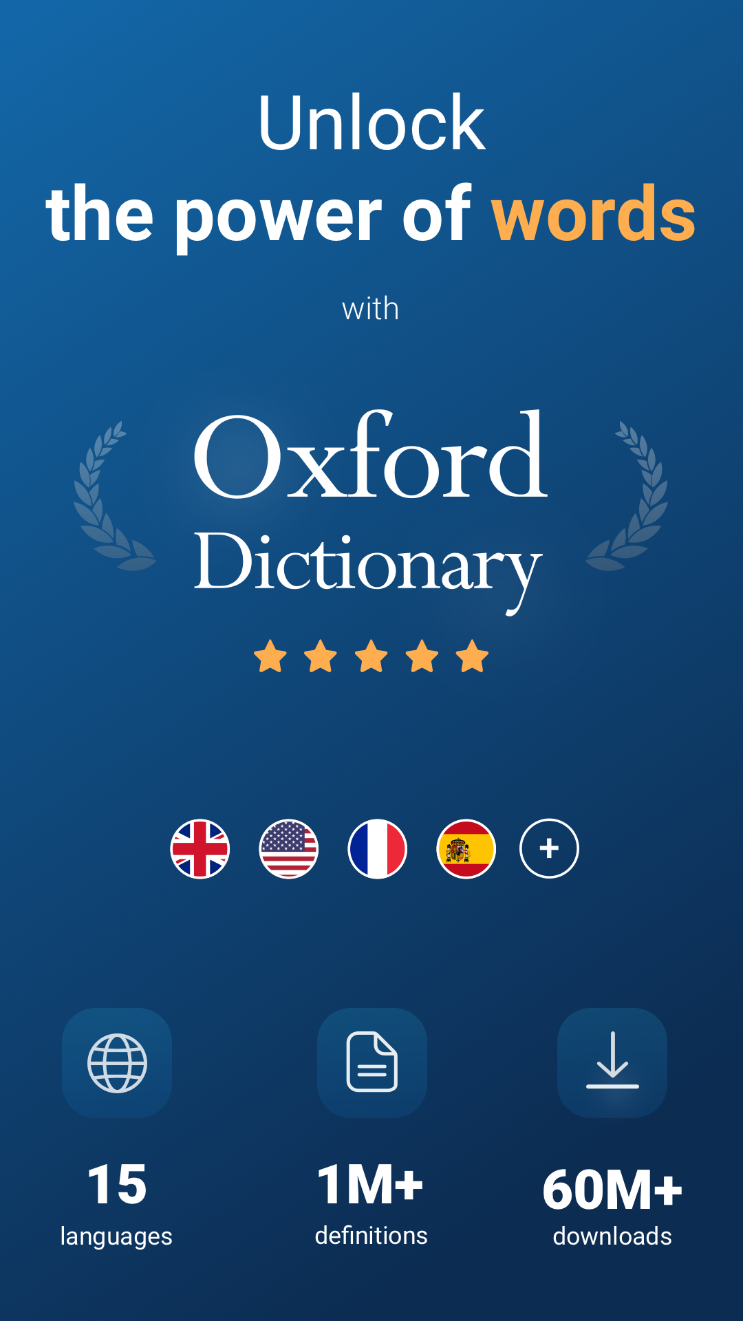اسکرین شات 1 برنامه Oxford Dictionary & Thesaurus