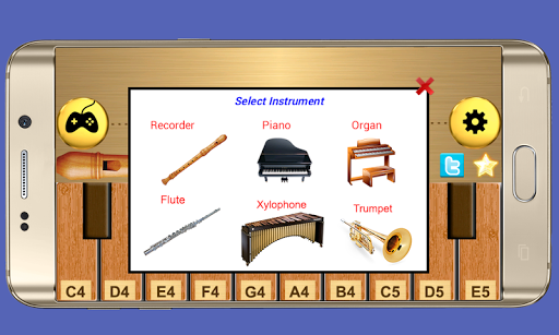 اسکرین شات 2 بازی Real Flute & Recorder - Magic Tiles Music Games