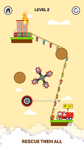 اسکرین شات 7 بازی Toy Rescue - Rope Puzzle
