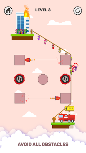 اسکرین شات 8 بازی Toy Rescue - Rope Puzzle