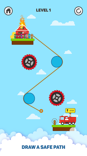 اسکرین شات 6 بازی Toy Rescue - Rope Puzzle