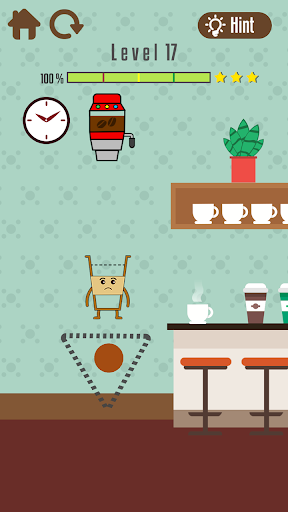 اسکرین شات 2 بازی Where's My Coffee? Draw Line