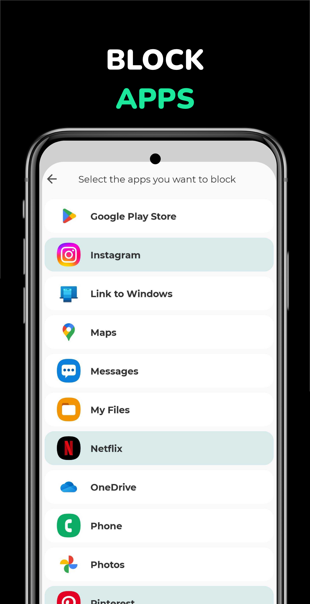 اسکرین شات 2 برنامه App blocker - Focus Keeper Max