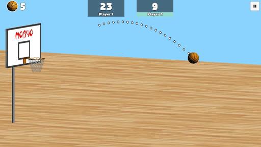 اسکرین شات 3 بازی 2 Player Free Throw Basketball