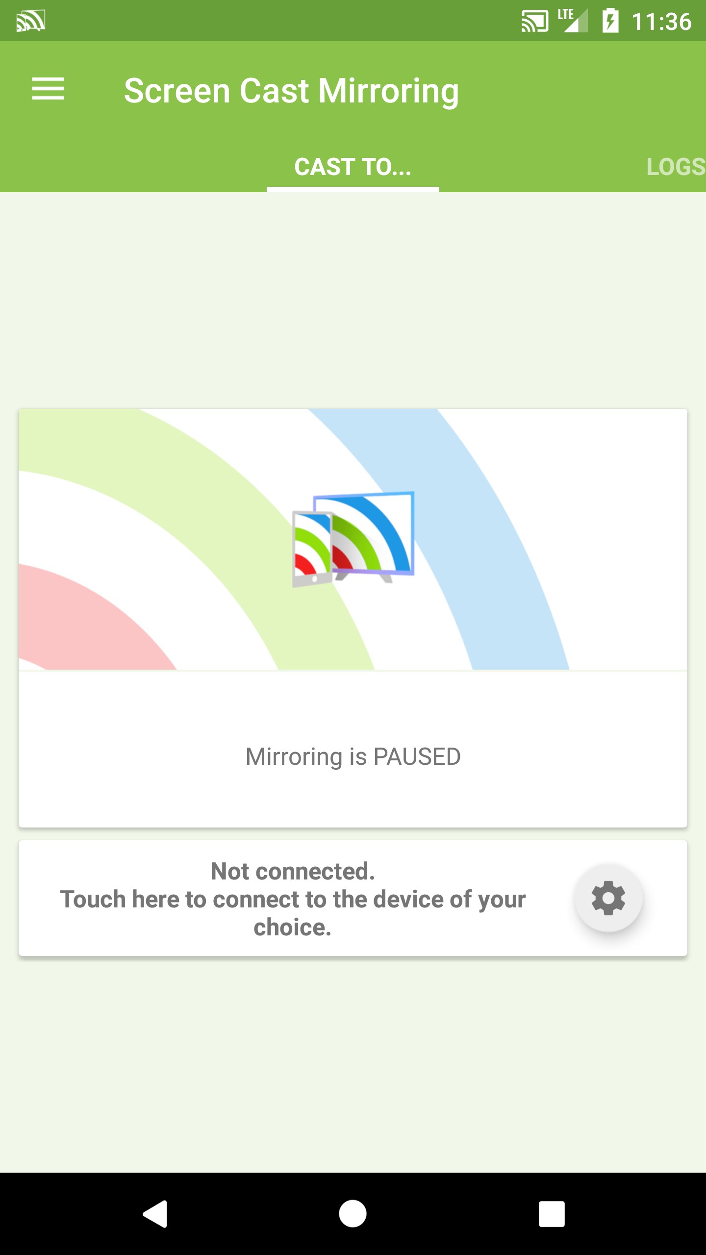 اسکرین شات 1 برنامه Screen Cast Mirroring - easy s
