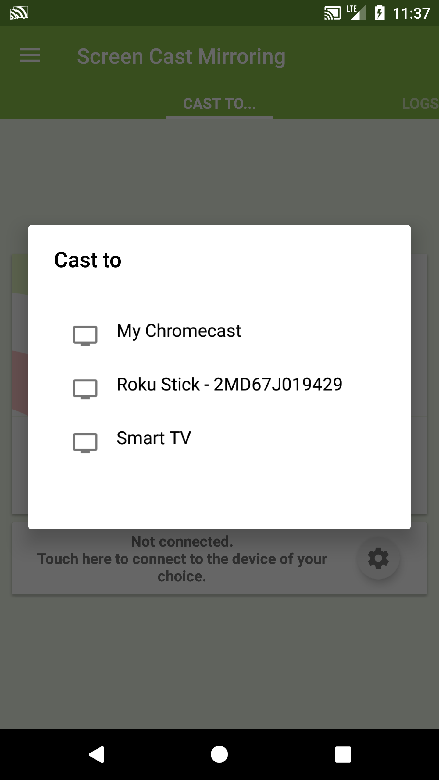 اسکرین شات 2 برنامه Screen Cast Mirroring - easy s