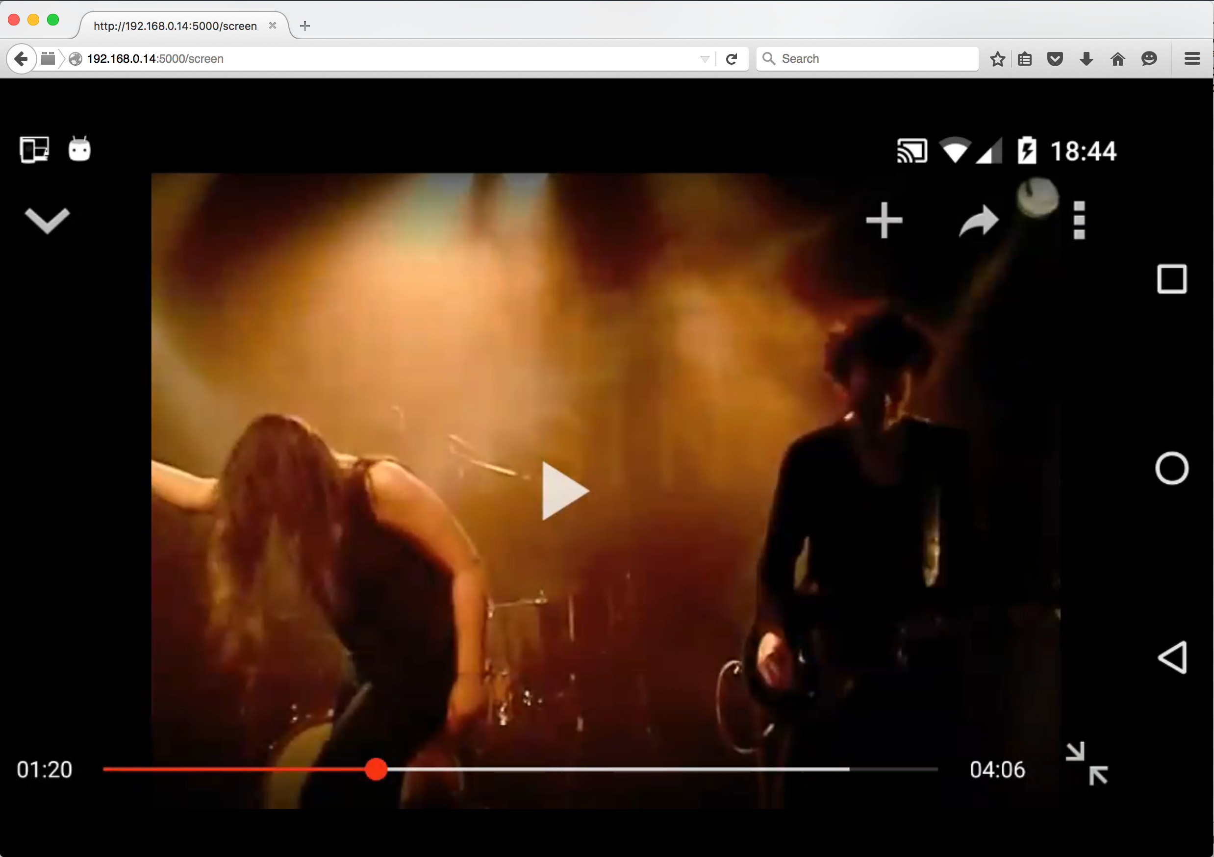 اسکرین شات 4 برنامه Screen Stream Mirroring
