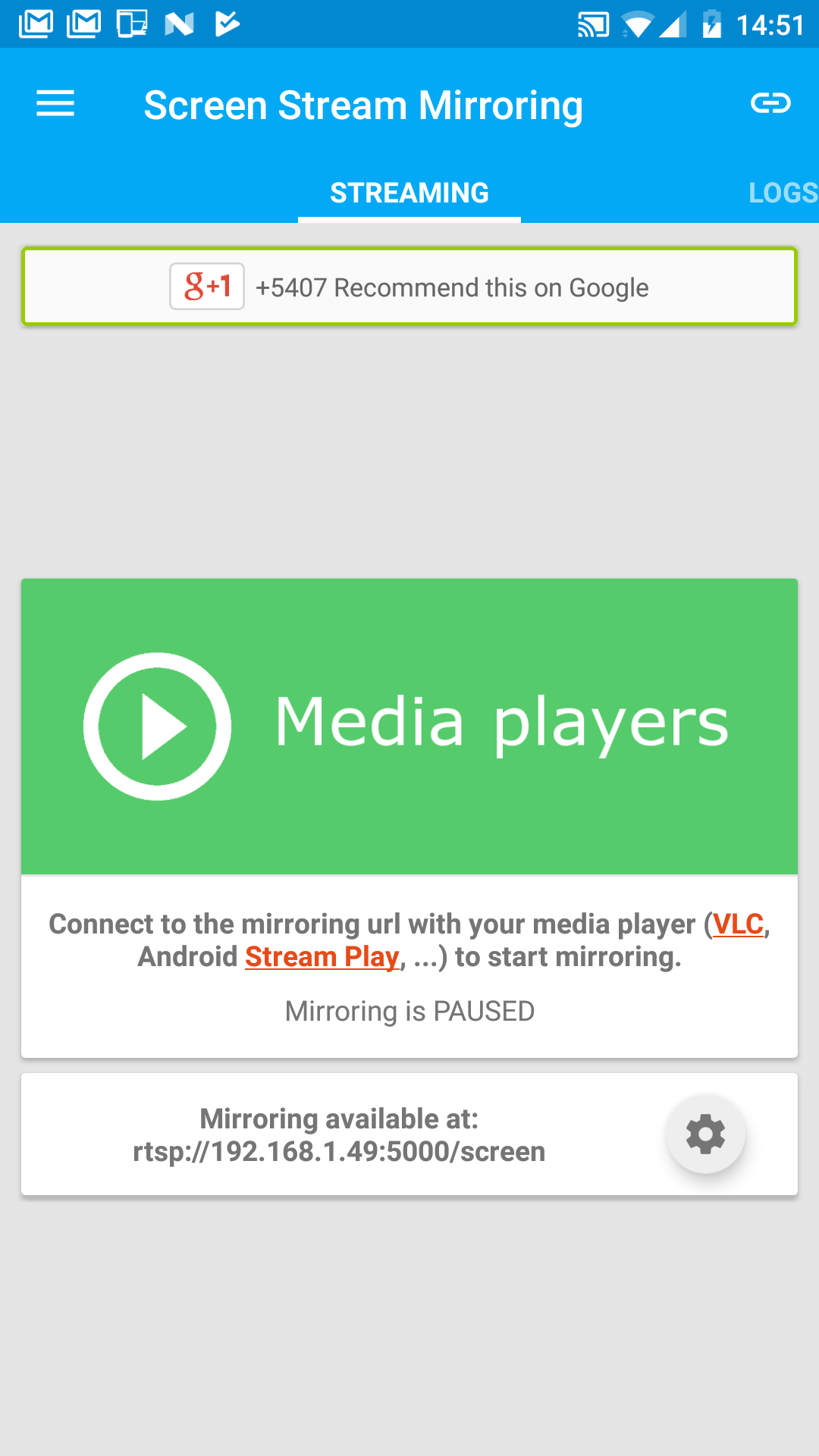 اسکرین شات 3 برنامه Screen Stream Mirroring