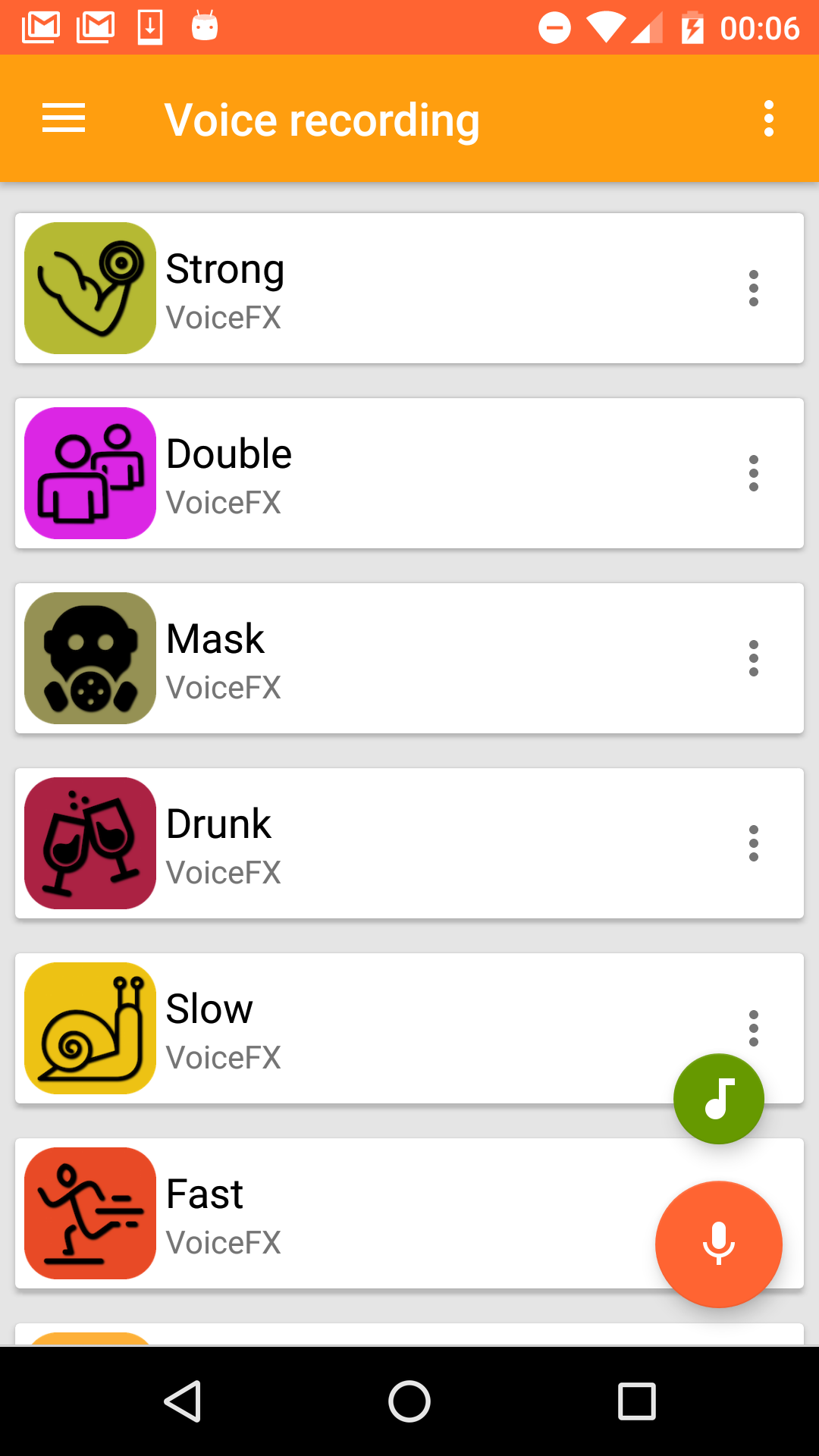 اسکرین شات 4 بازی VoiceFX - Voice Changer with v