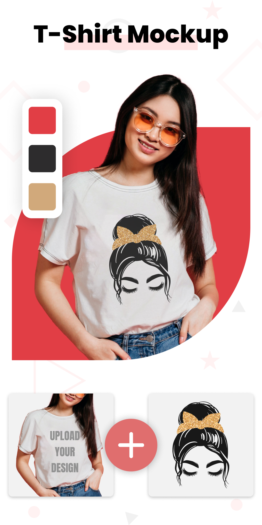 اسکرین شات 5 برنامه Mockup Creator, T-shirt Design