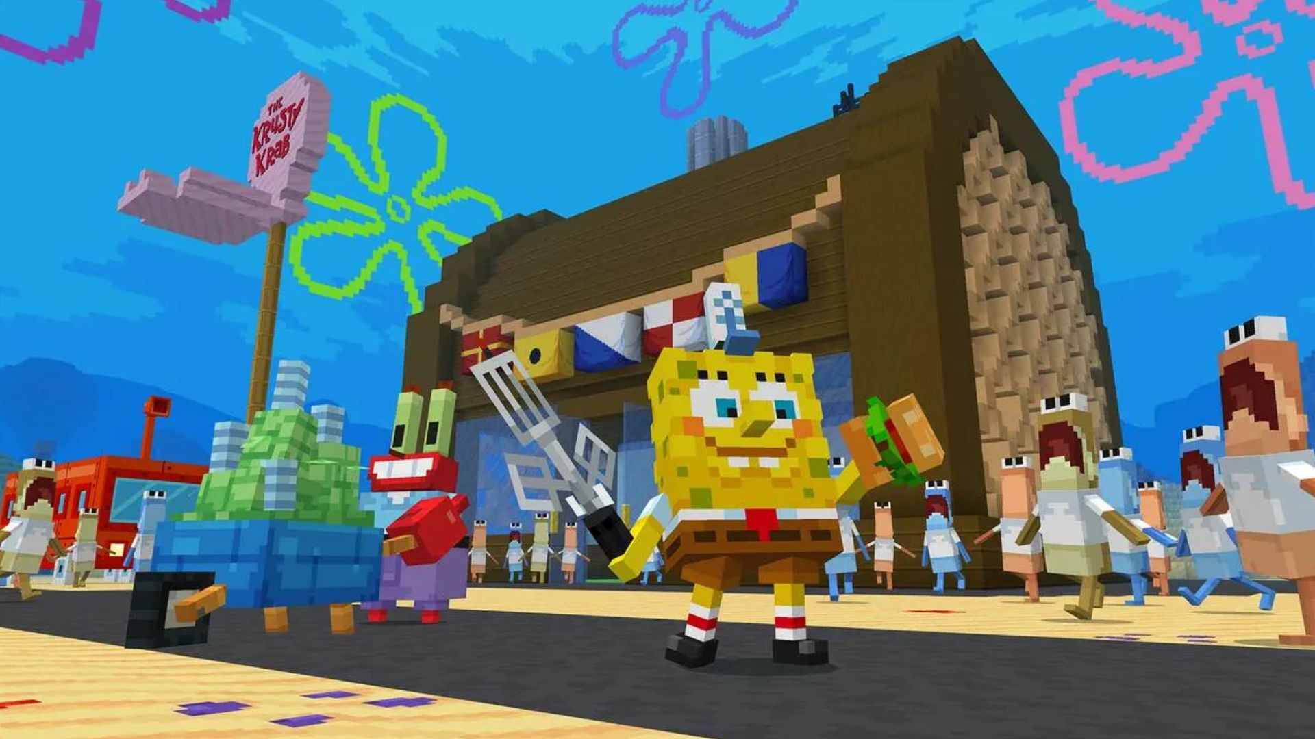 اسکرین شات 2 برنامه Mods SpongeBob for Minecraft