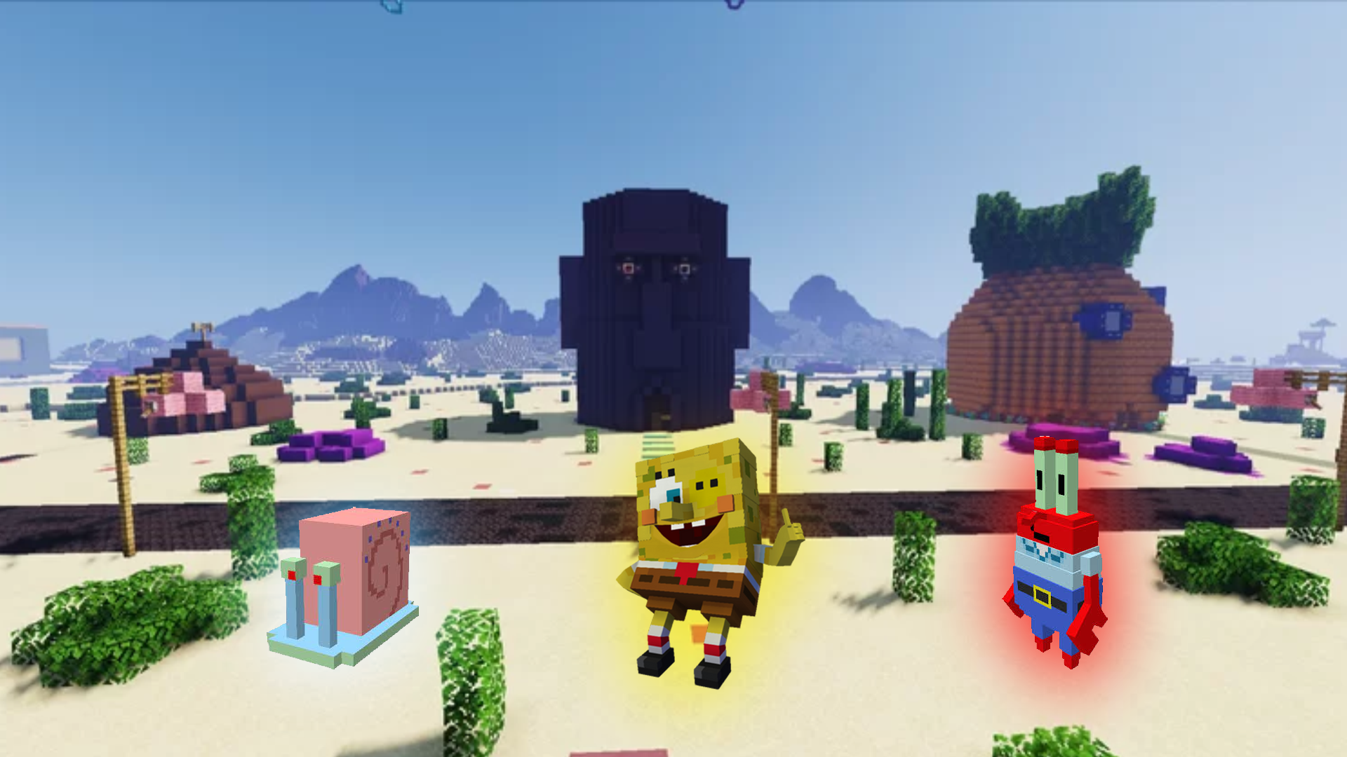 اسکرین شات 4 برنامه Mods SpongeBob for Minecraft