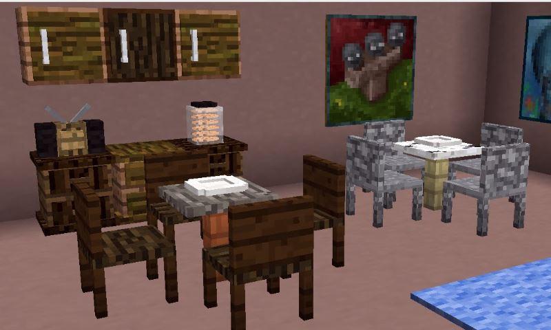 اسکرین شات 3 برنامه Furniture Mod for MCPE