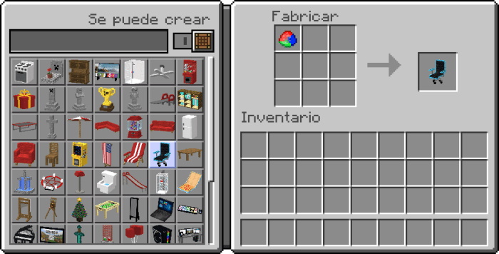 اسکرین شات 6 برنامه Furniture Mod for MCPE