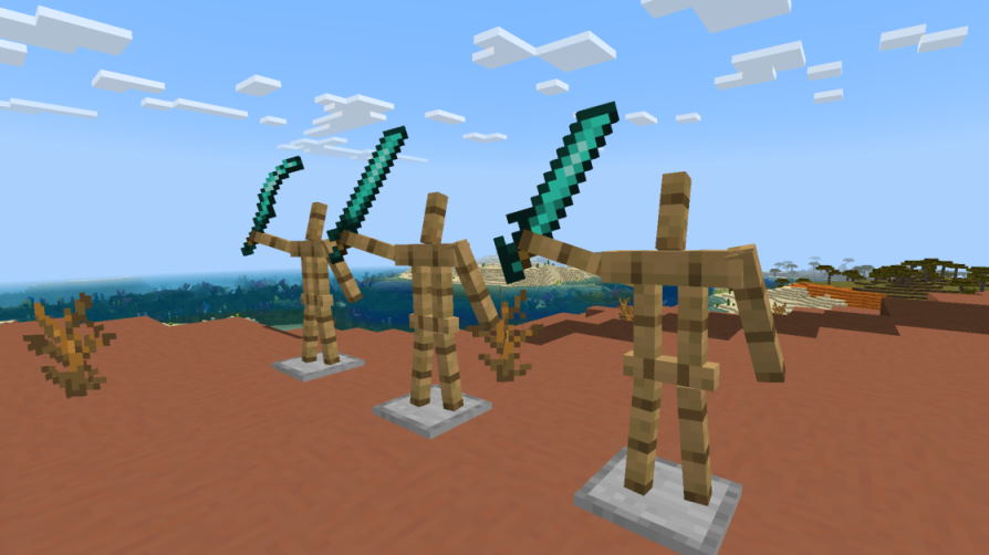 اسکرین شات 5 برنامه Swords Mod for MCPE