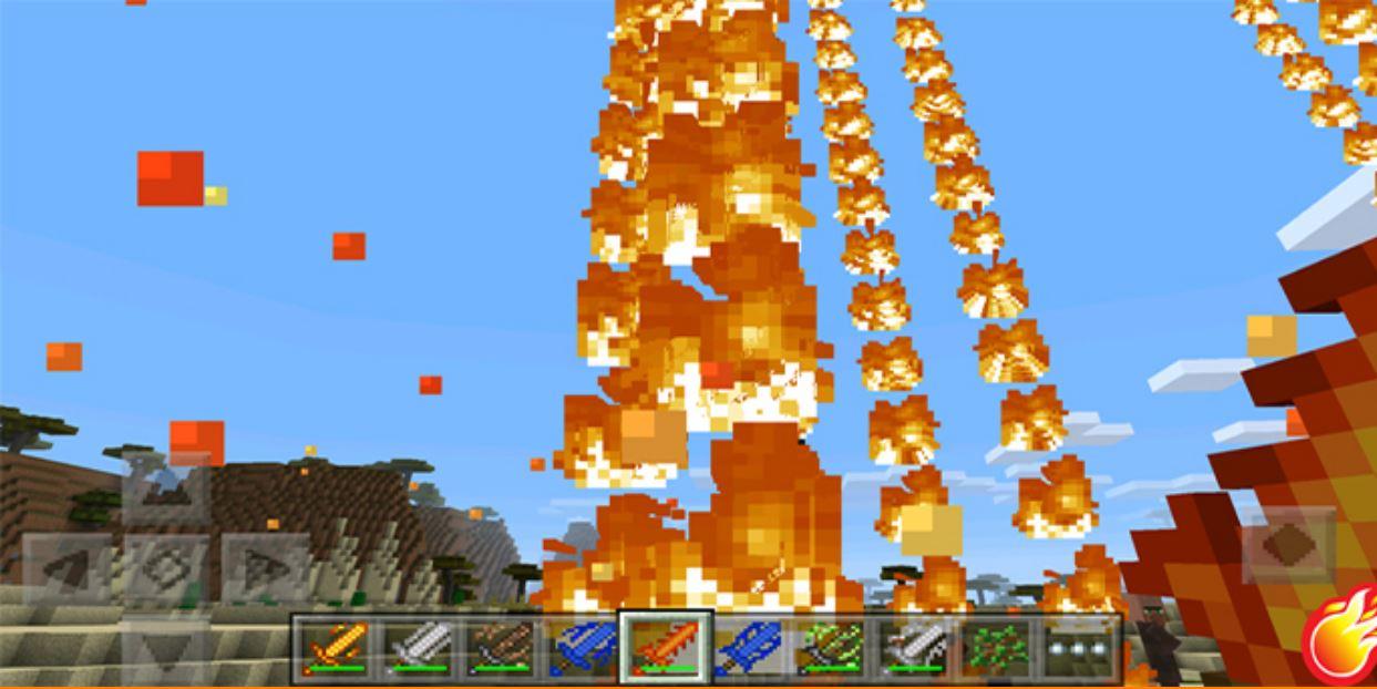 اسکرین شات 2 برنامه Swords Mod for MCPE