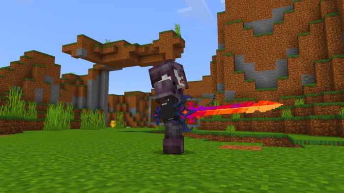 اسکرین شات 1 برنامه Swords Mod for MCPE