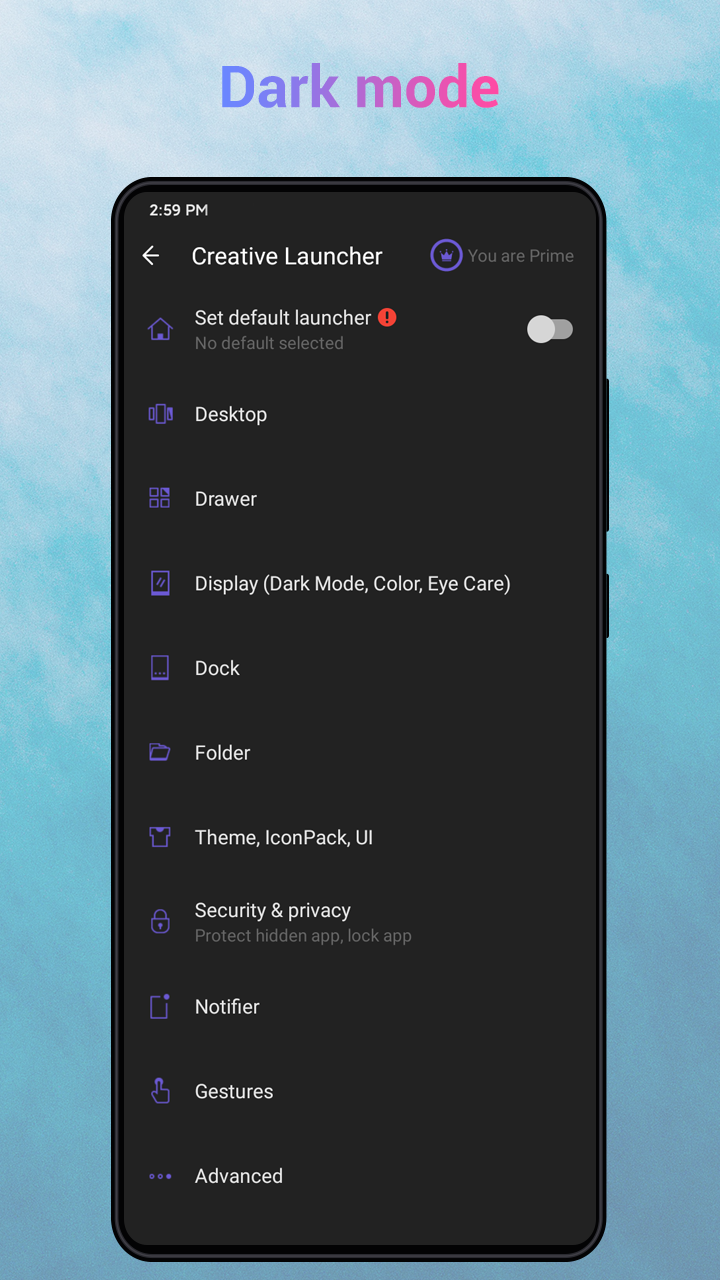 اسکرین شات 6 برنامه Creative Launcher -Quick,Smart