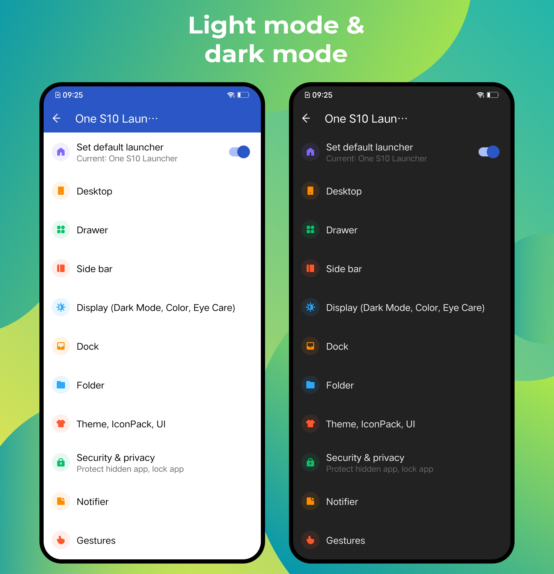 اسکرین شات 5 برنامه One S Launcher - S10 to S24 UI