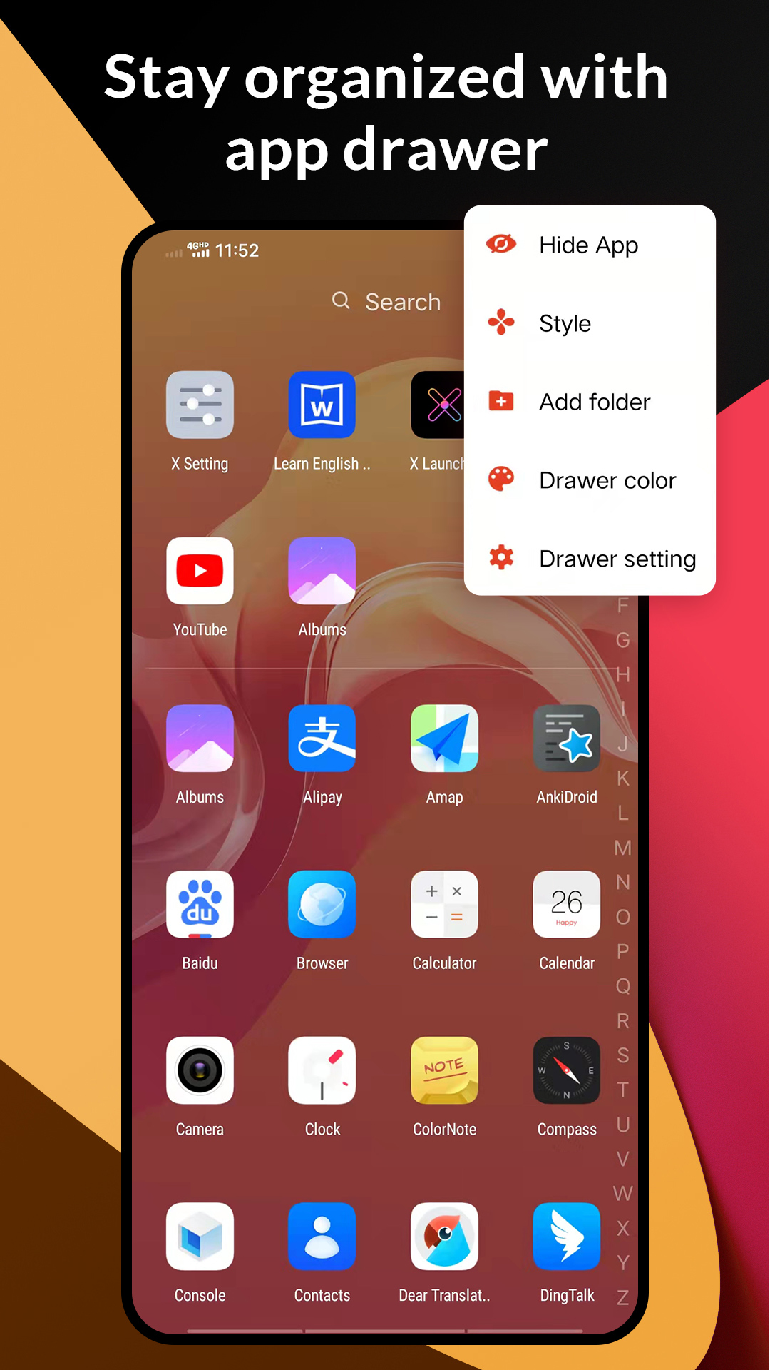 اسکرین شات 2 برنامه X Launcher - Model x launcher