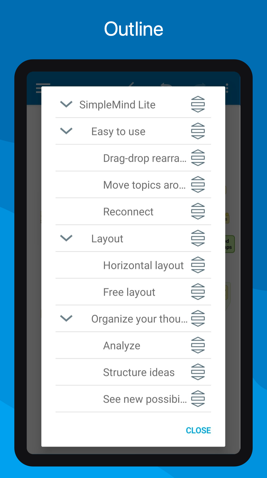 اسکرین شات 5 برنامه SimpleMind Lite - Mind Mapping