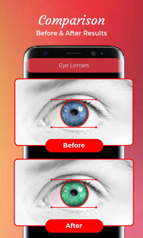 اسکرین شات 4 برنامه Eye Color Changer Photo Editor