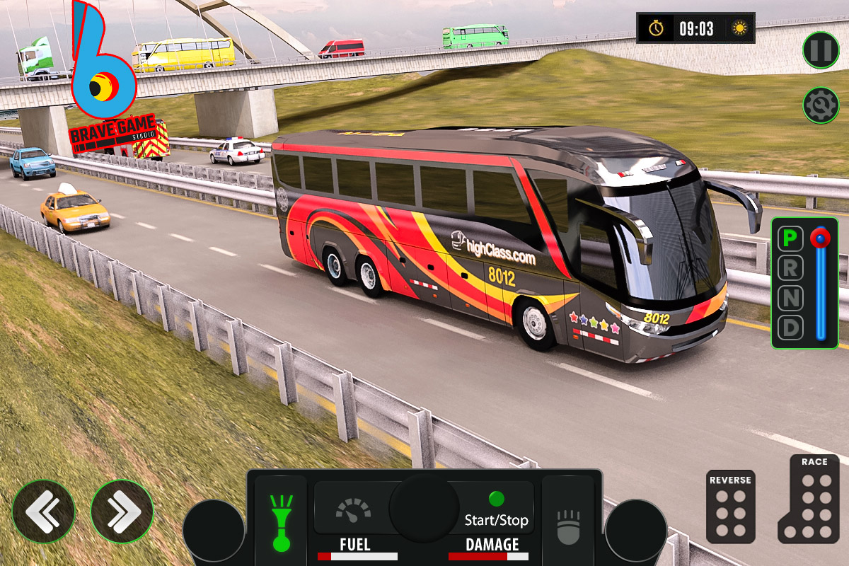 اسکرین شات 1 برنامه Super Bus Arena -Coach Bus Sim