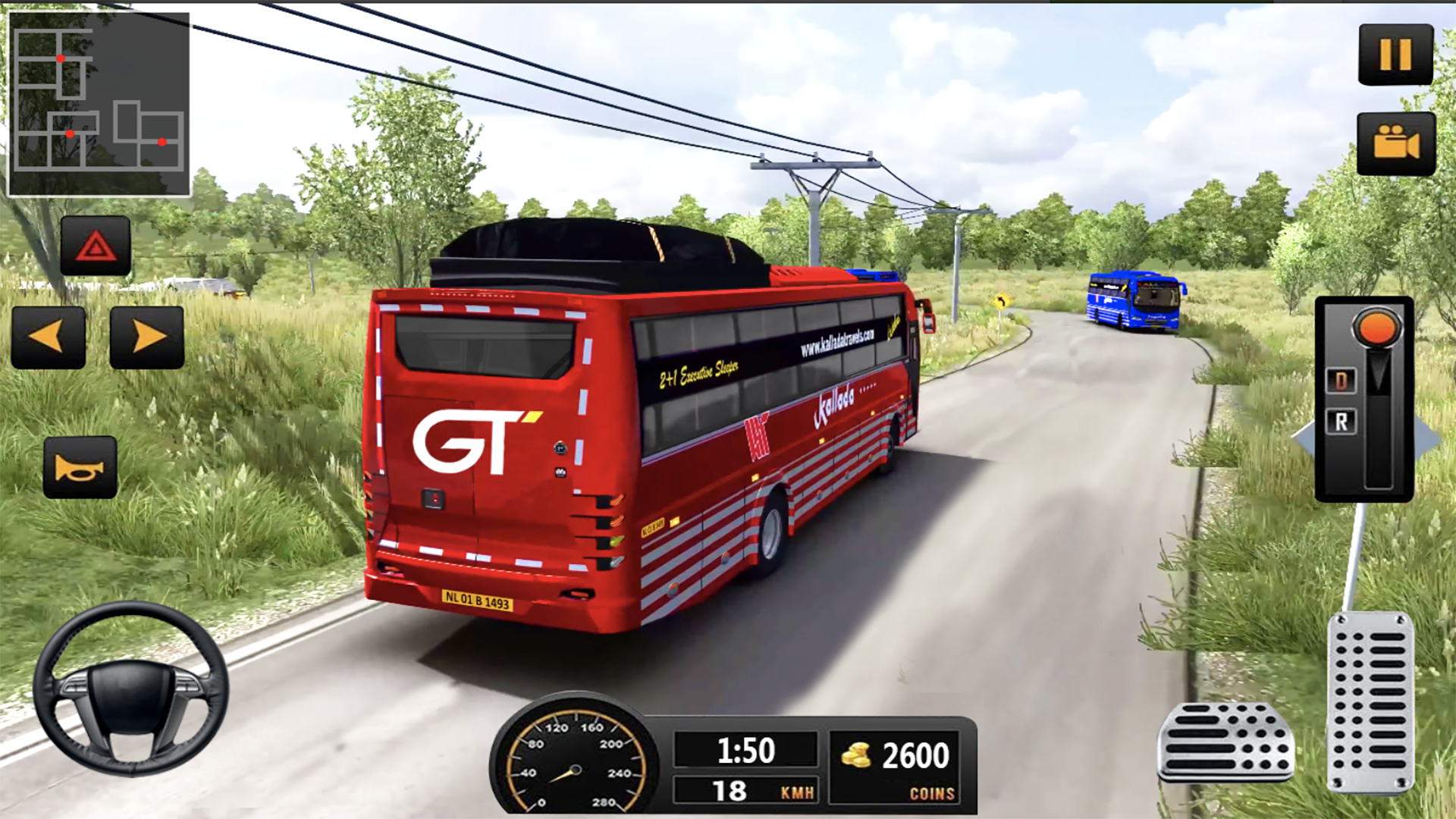 اسکرین شات 2 بازی Wala Bus Simulator: Bus Games