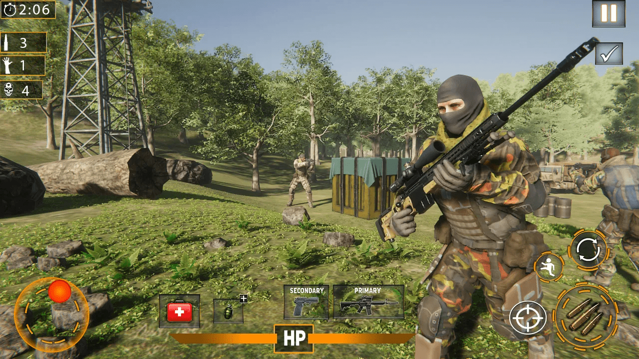 اسکرین شات 1 بازی Modern Commando 3D: Army Games