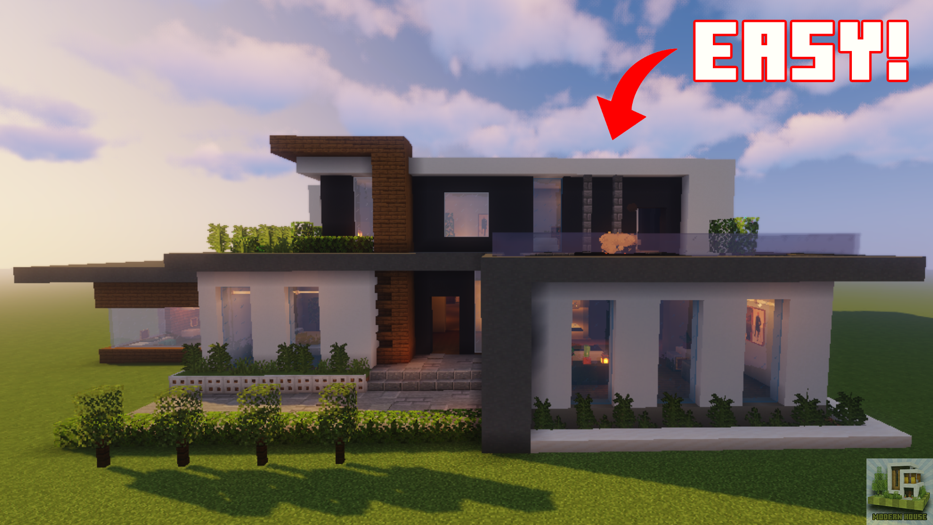 اسکرین شات 2 برنامه Modern House Map for Minecraft