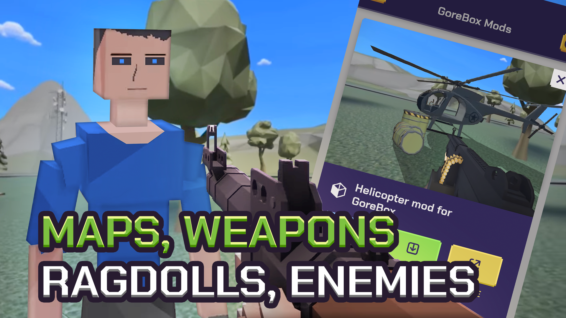 اسکرین شات 2 برنامه Mods for GoreBox