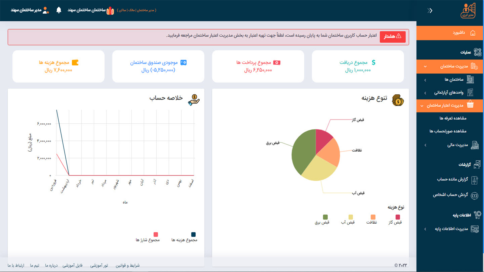 اسکرین شات 4 برنامه مدیر ابری ساختمان
